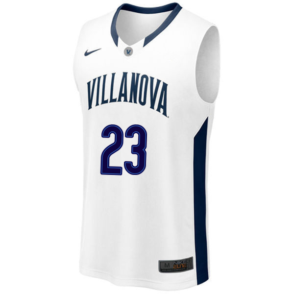 Men #23 Jermaine Samuels Villanova Wildcats College Basketball Jerseys Sale-White - Click Image to Close